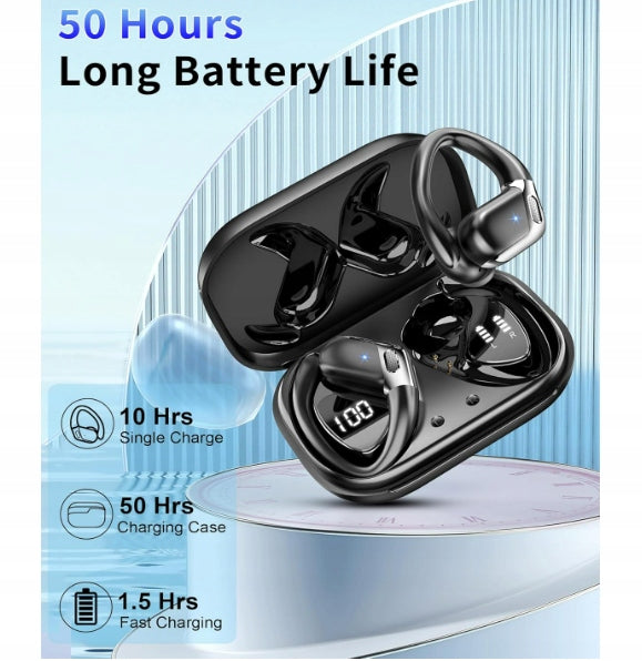 HEADPHONES TWS SPORTS CHALHV B01 BLUETOOTH 5.4 HIFI CVC 8.0 NOISE REDUCTION Manufacturer code B01