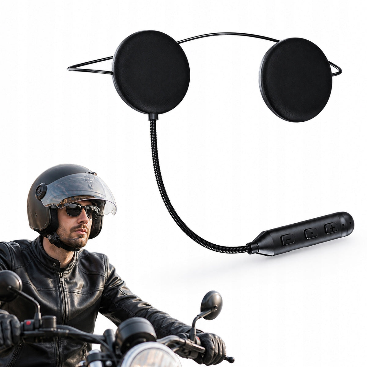 HEADSET FOR HELMET – MOTORCYCLE INTERCOM, WIRELESS