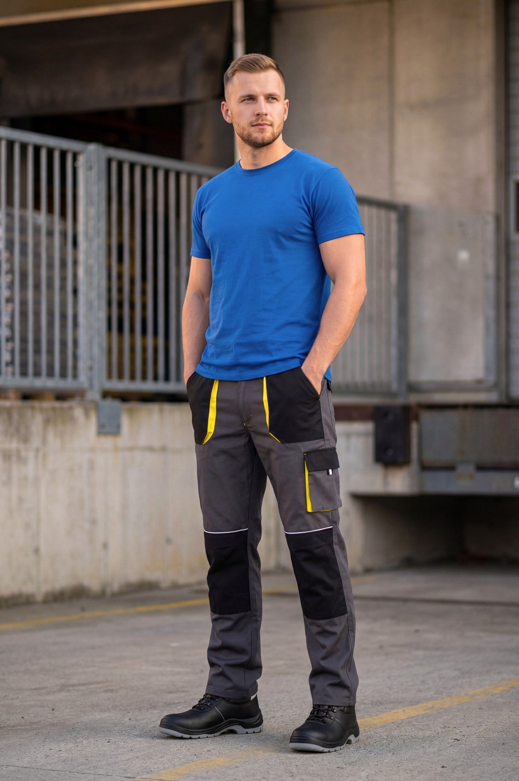 HEALTH AND SAFETY WORK PANTS Men'S ASSEMBLY STRONG REINFORCED FOR WORK Packaging status original