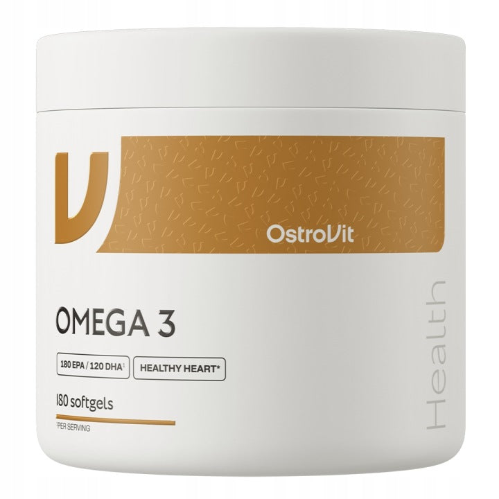 HEALTHY FATS FISH OIL OSTROVIT OMEGA 3 FOR GOOD EYESIGHT 180 PCS