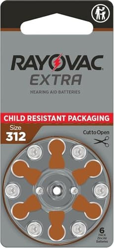 HEARING AID BATTERIES RAYOVAC 312 EXTRA ADVANCED SET OF 60 Brand no brand