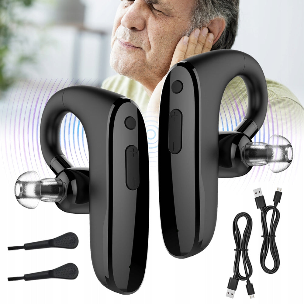 HEARING AID FOR SENIORS BATTERY BLUETOOTH HEARING AMPLIFIER 2 PCS