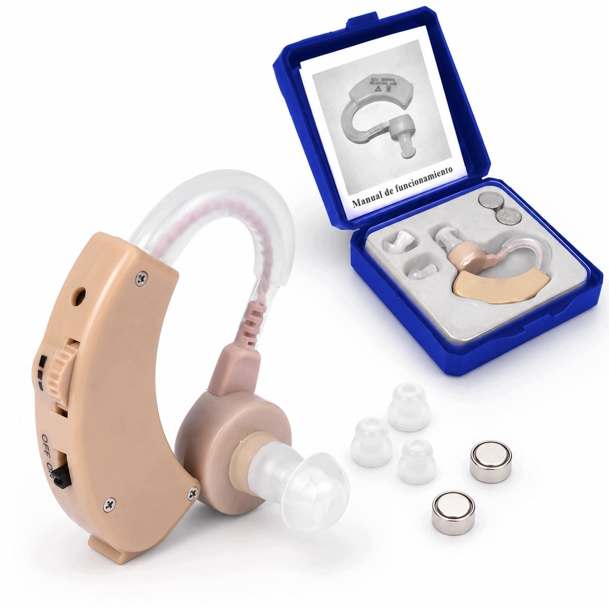 HEARING AID HEARING AMPLIFIER HD behind-the-ear DISMED with noise reduction