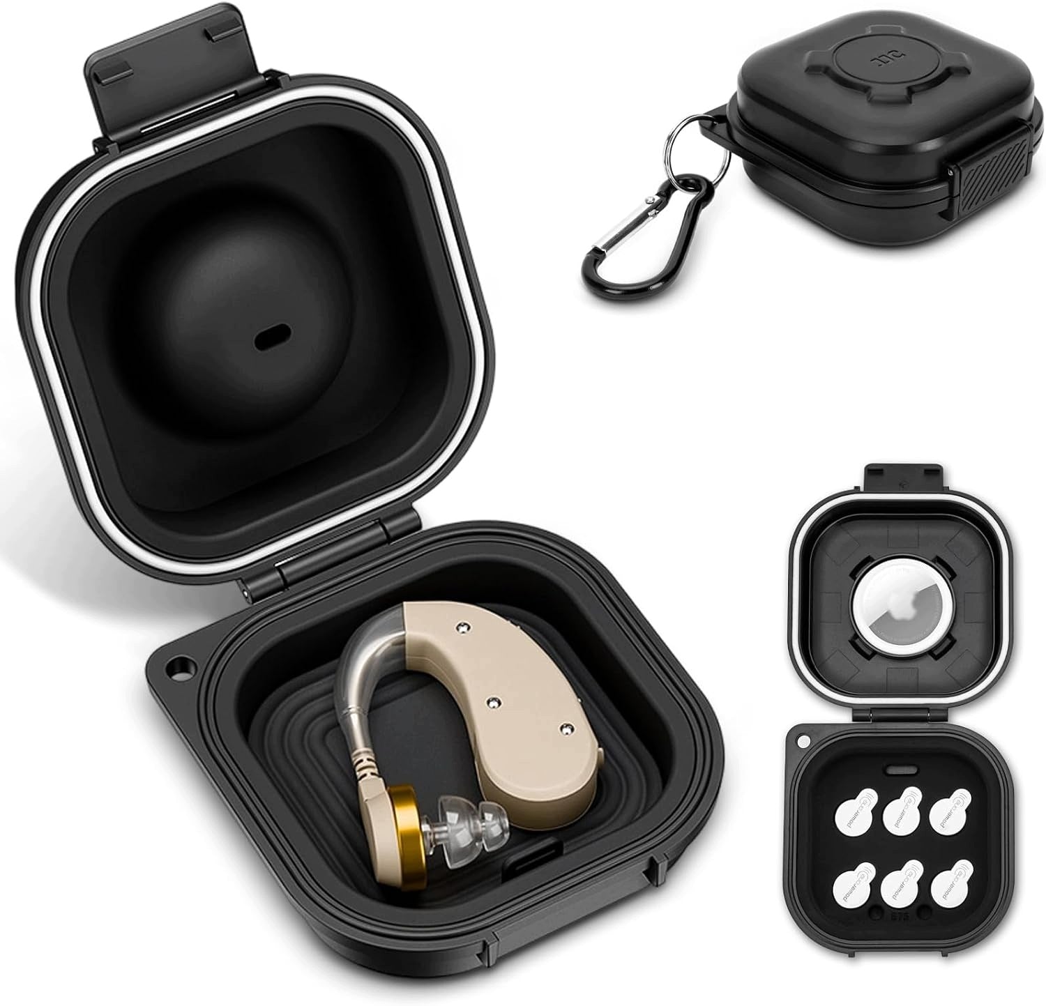 HEARING AID STORAGE CASE SIZE 675 WITH BAT CONTAINER