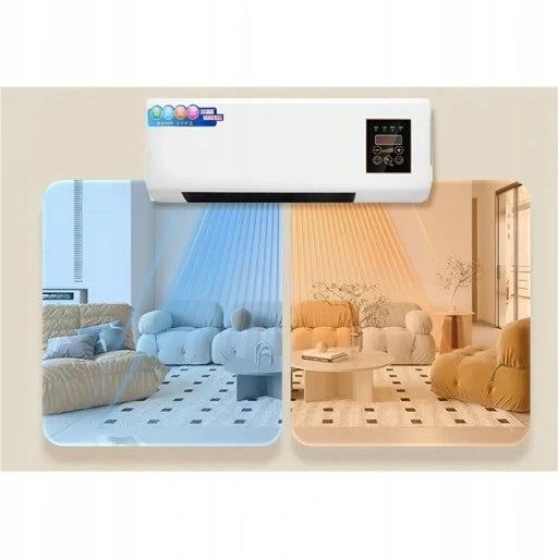 HEATING AIR CONDITIONER WITH REMOTE CONTROL WITH TIMER TRAY HEATER SET Packaging status original