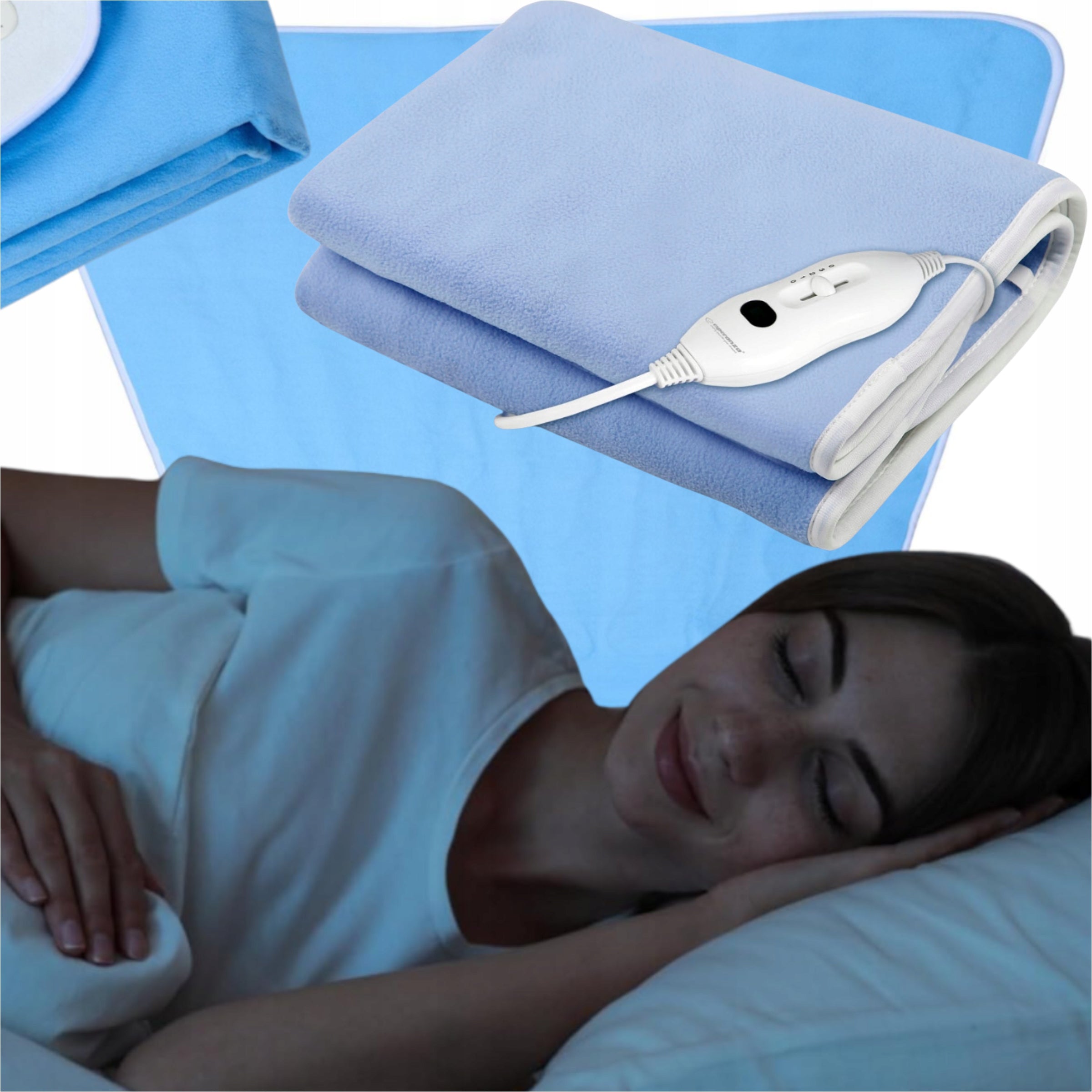 HEATING BLANKET WITH REMOTE CONTROL AND WASHABLE + HEATING MAT FOR SLEEPING