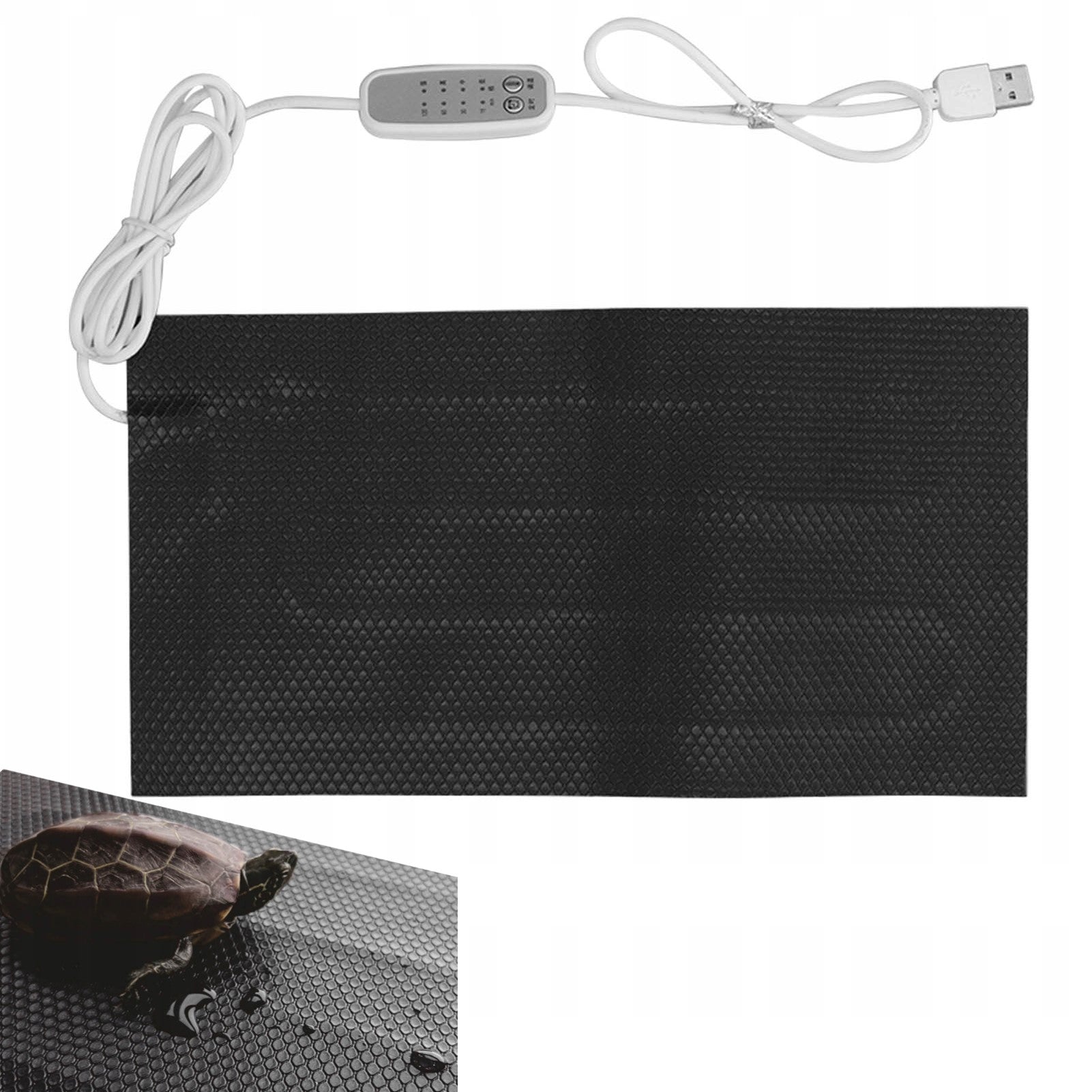 HEATING MAT WITH THERMOSTAT TERRARIUM SEEDLINGS 20x10 CM DC 5V