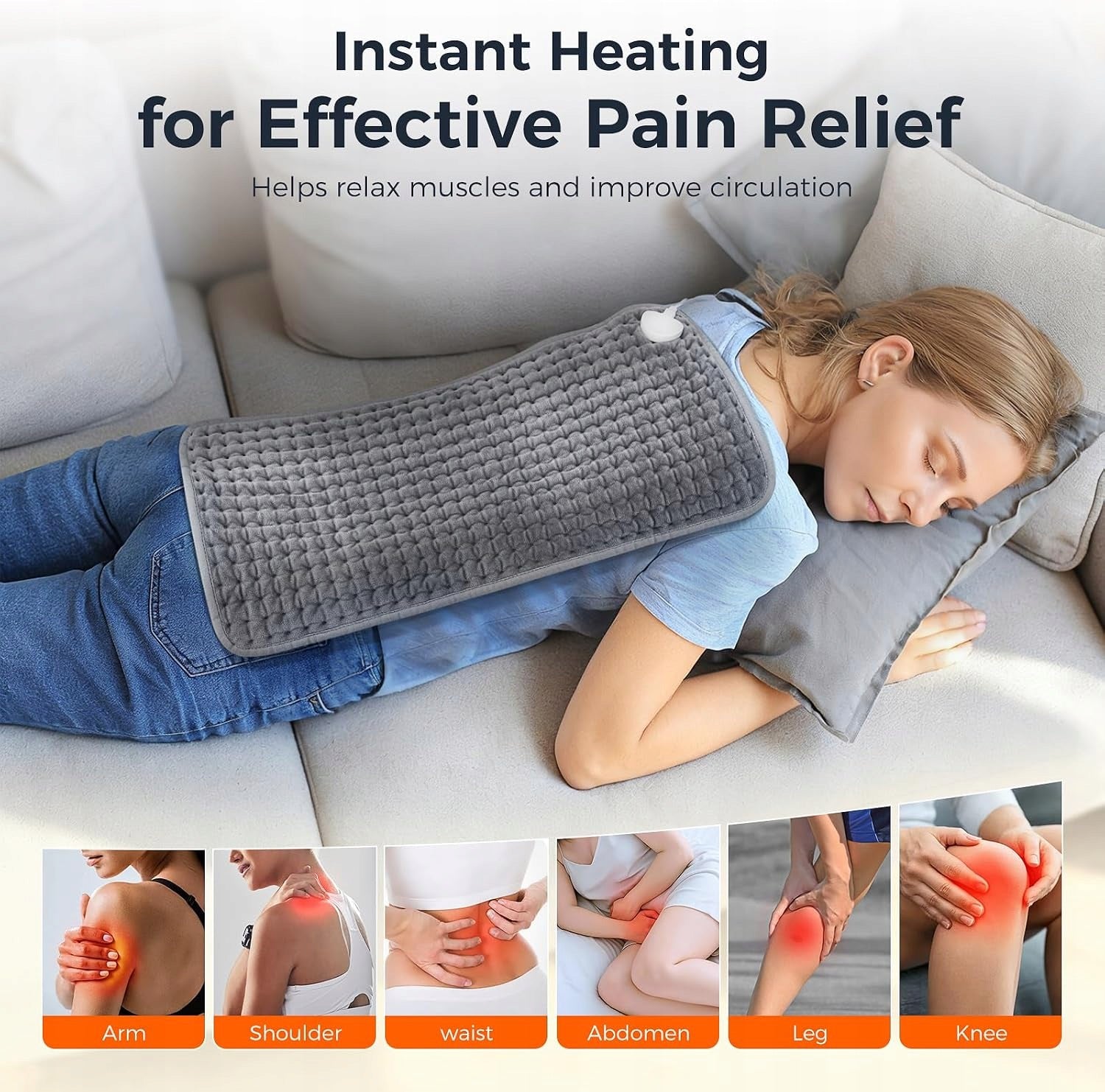 HEATING PAD 60X30CM, 10 DEGREES, WASHABLE, AUTOMATIC SHUTDOWN Medical device yes