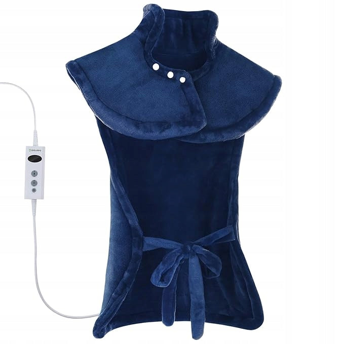 HEATING PAD FOR NECK AND SHOULDERS 60X100 CM WITH 10 HEATING SETTINGS