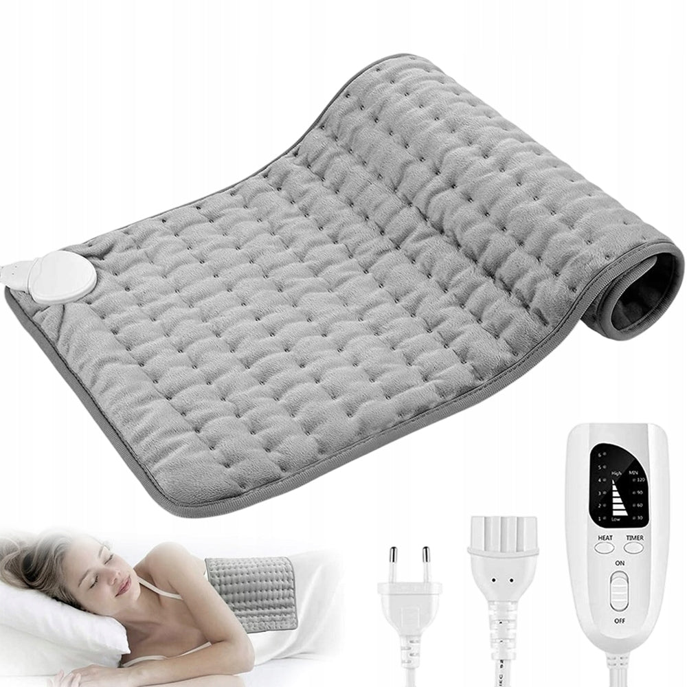 HEATING PAD WITH TIMER 60X30CM 6 LEVELS 40-60°C BACKING BLANKET PRANA