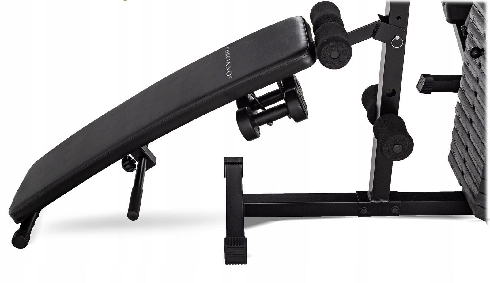 HEAVY-DUTY HOME GYM WEIGHT MACHINE 100KG - CORCIANO PRIME 5-STATION Maximum user weight 150 kg