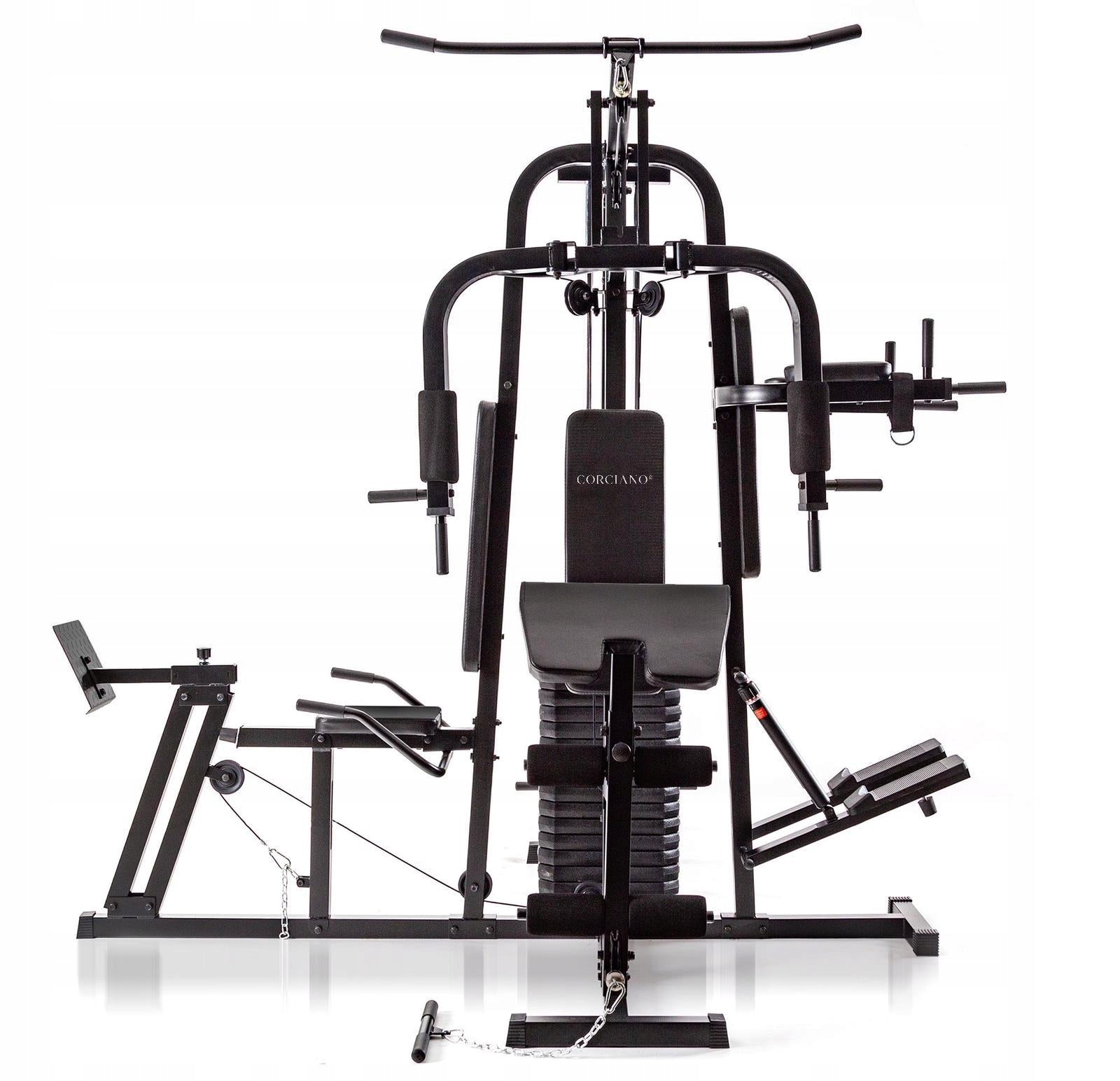 HEAVY-DUTY HOME GYM WEIGHT MACHINE 100KG - CORCIANO PRIME 5-STATION Number of users 5