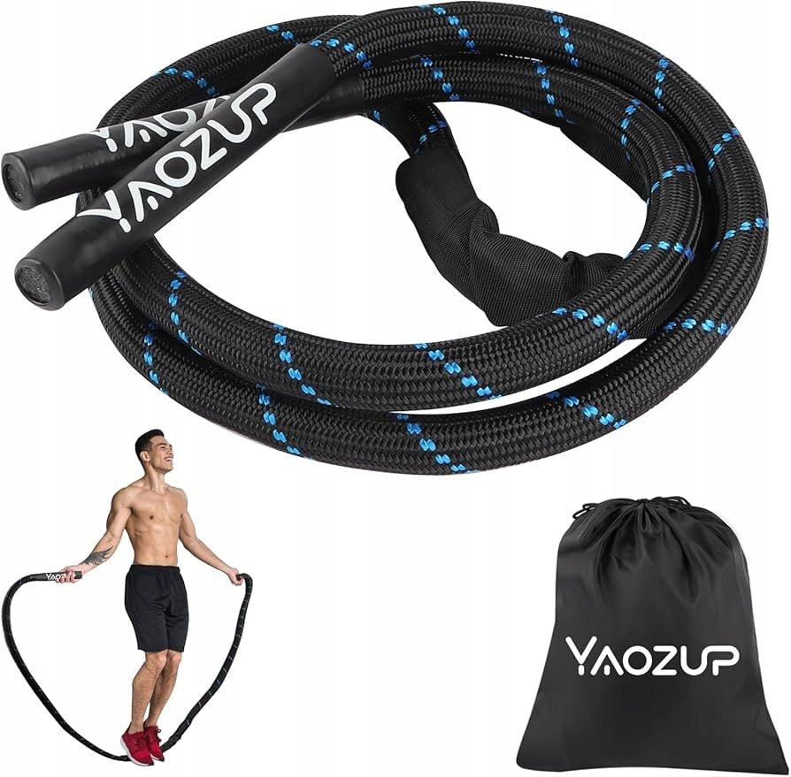 HEAVY GYMNASTIC ROPE COMBAT JUMP ROPE 1,2KG FITNESS TRAINING GYM 3m