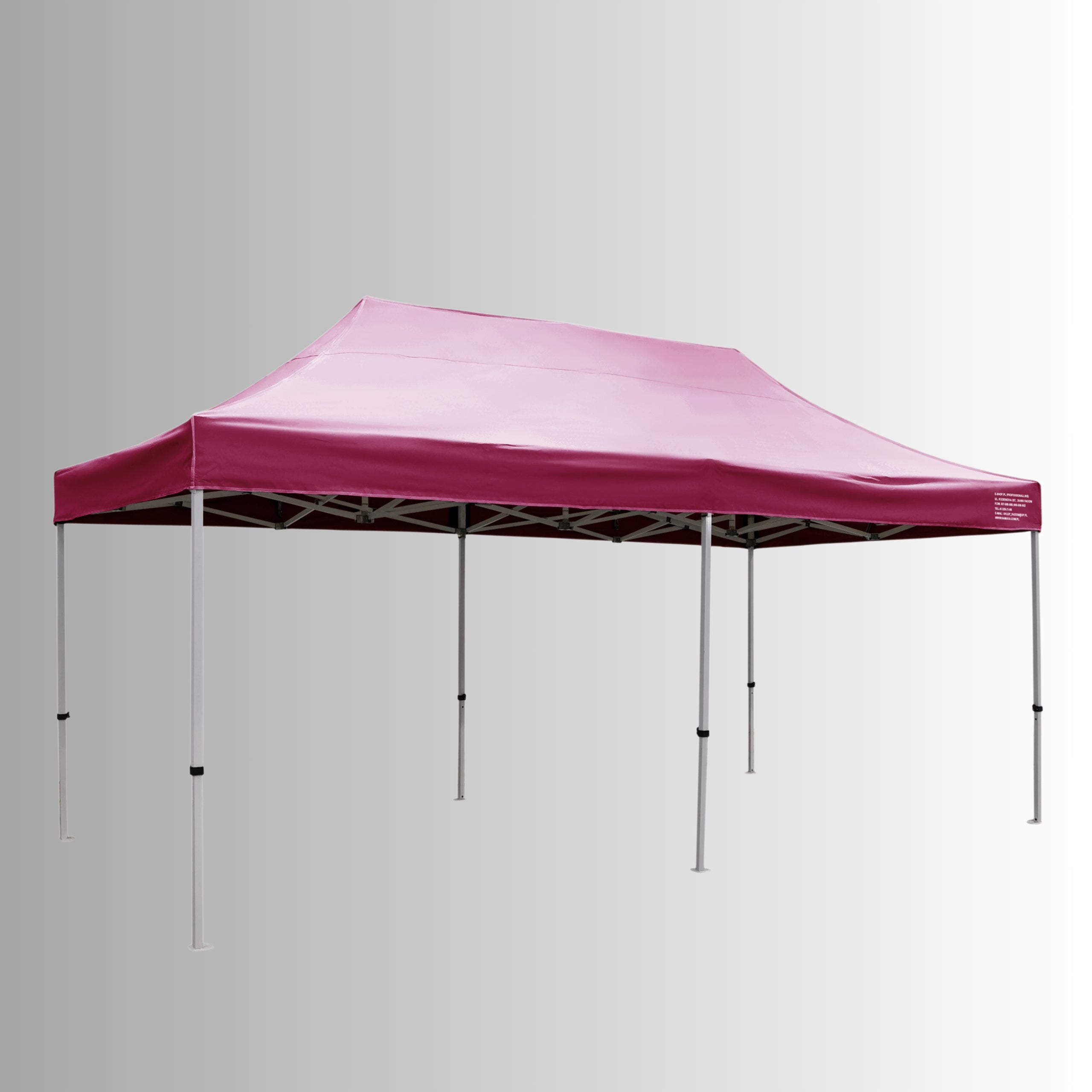 HEAVY TENT 3X6 BORDO 68 kg commercial pavilion Namaxa garden connectors metal Type tent