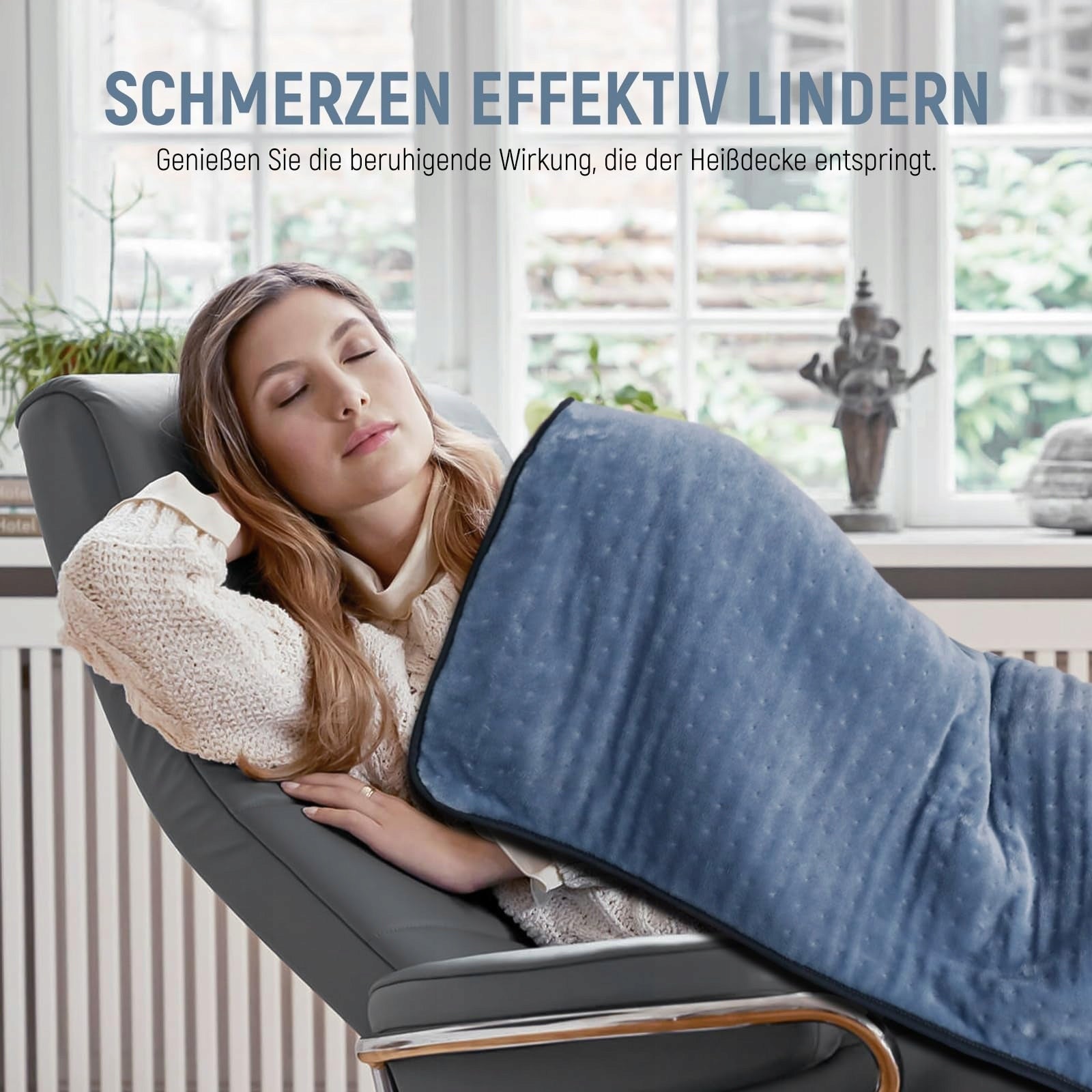 HEIZKISSEN Electric Heating Pillow 80x60cm 6 Temperature Levels Medical device no