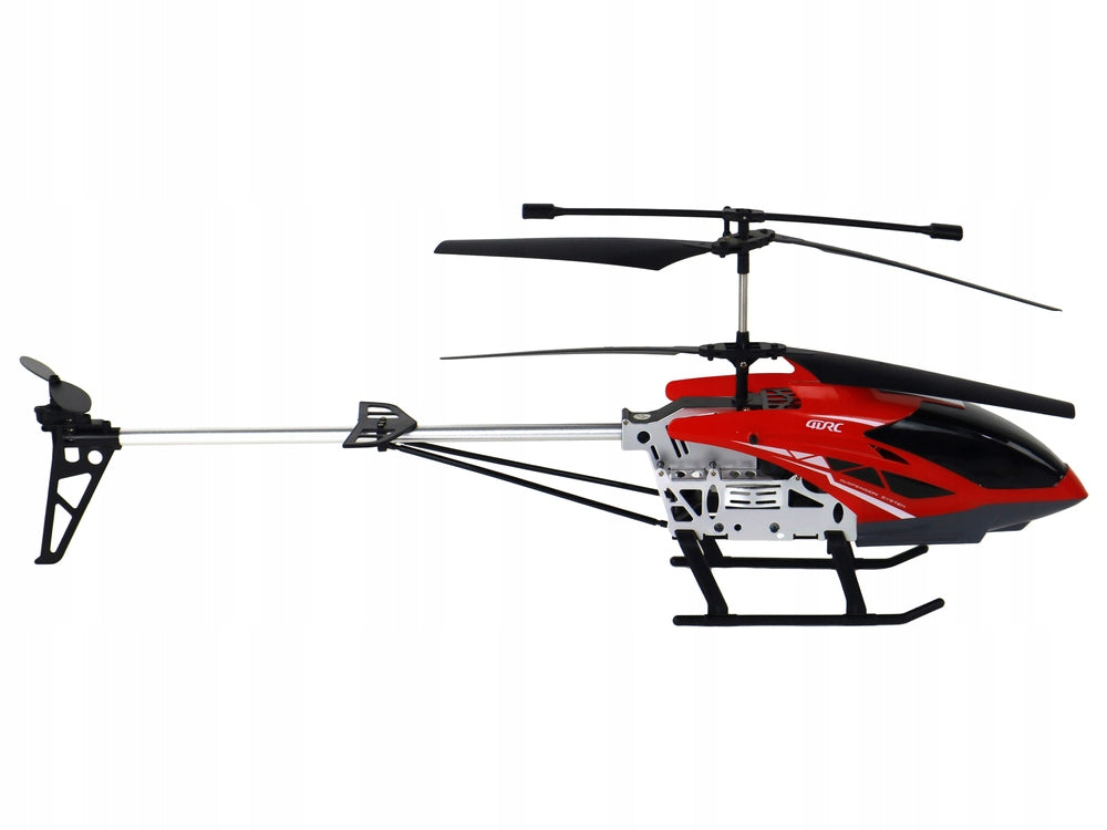 HELICOPTER RC REMOTE CONTROLLED HELICOPTER RED 70cm *16343* Batteries Nie