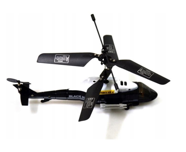 HELICOPTER RC REMOTE CONTROLLED STABLE GYROSCOPE BLACKHAWK INFRARED USB Packaging status original