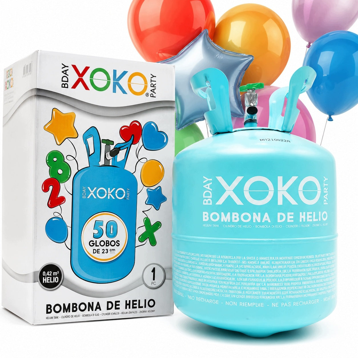 HELIUM CYLINDER FOR 50 BALLOONS HELIUM FOR BALLOONS PARTY HELIUM CYLINDER FOR BIRTHDAY