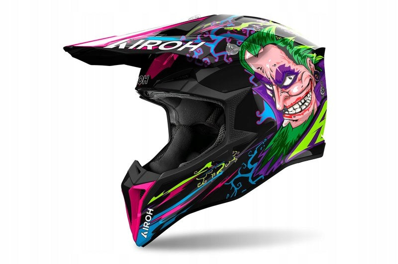 HELMET AIROH WRAAAP MUSIC GLOSS BLACK L