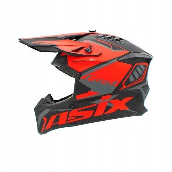 HELMET ASIX MOTORCYCLE JUNIOR CHILDREN CROSS ENDURO ORANGE S QUAD