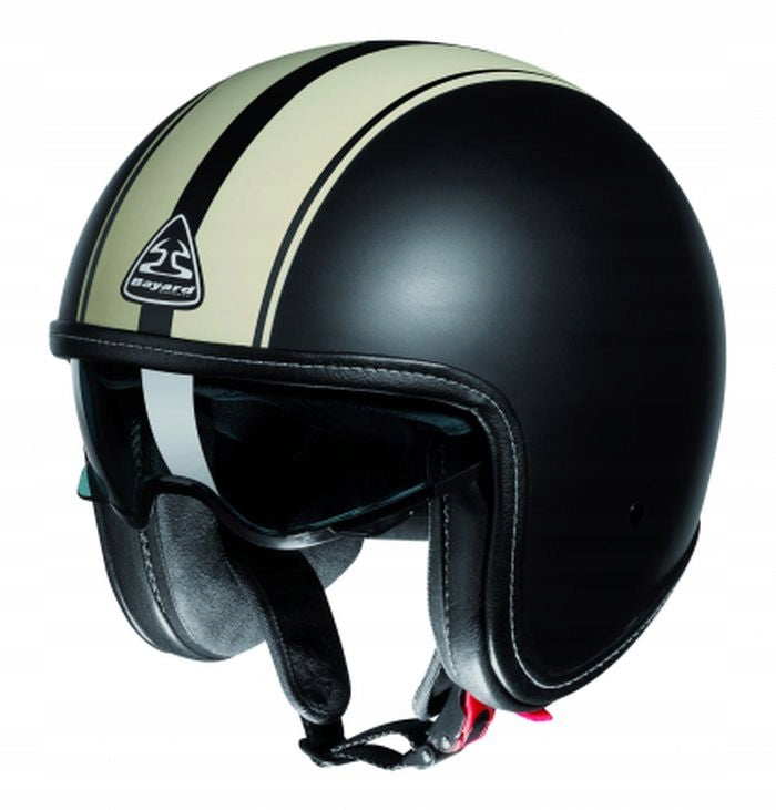 HELMET BAYARD XP-18S BLENDA BOBBER VESPA CAFE RACER BLACK-SAND MAT XXL