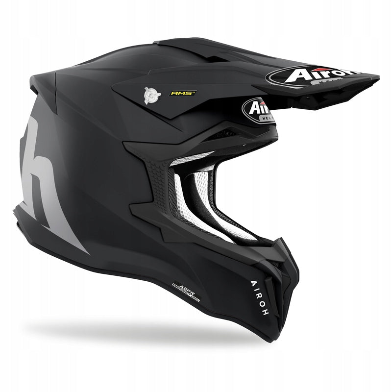 HELMET CROSS ENDURO AIROH STRYCKER COLOR BLACK MATT BLACK MAT Size S EAN (GTIN) 8029243317661