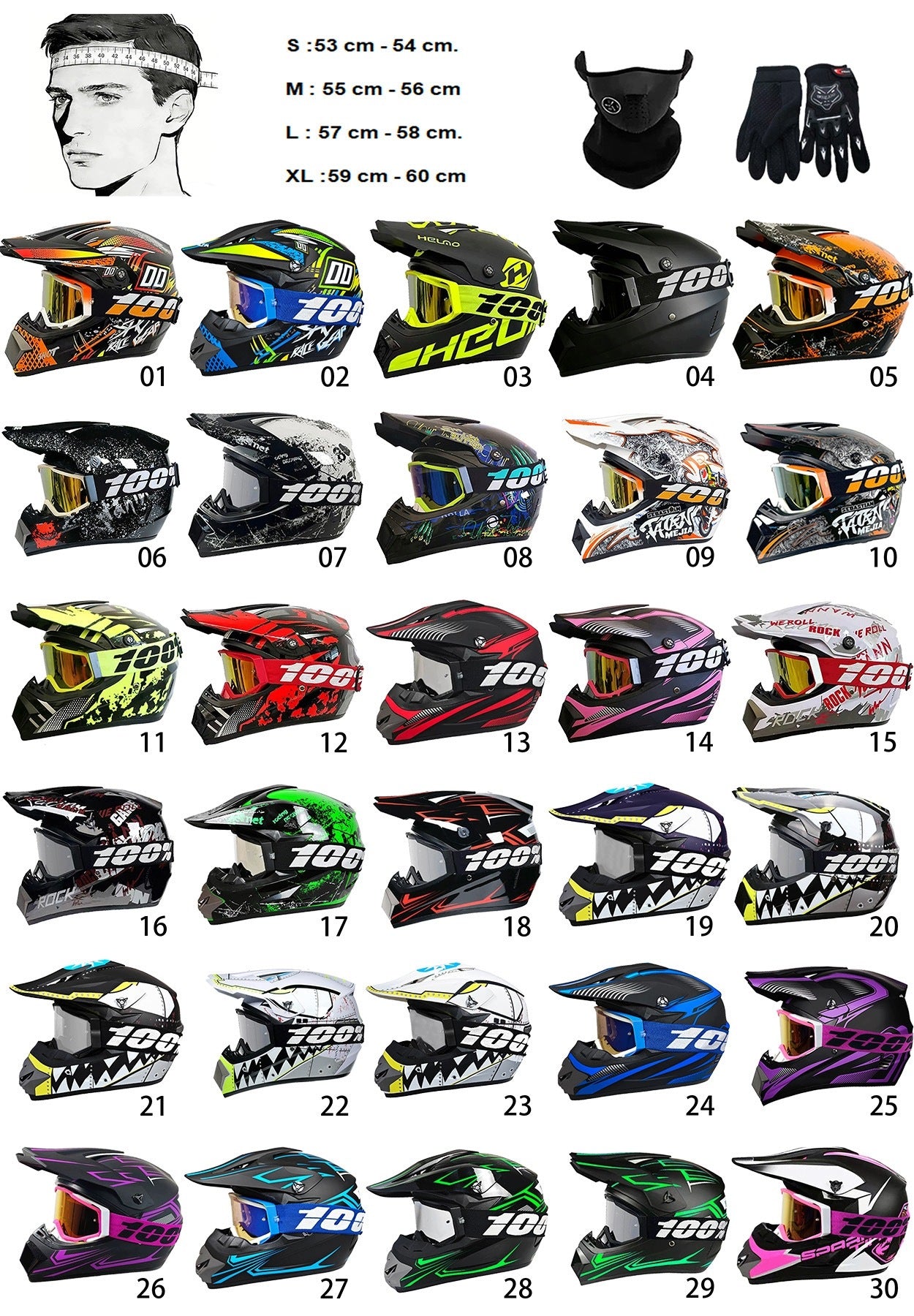 HELMET FOR ELECTRIC SCOOTER CROSS ENDURO QUAD BMX M Manufacturer's catalog number 8901848094072