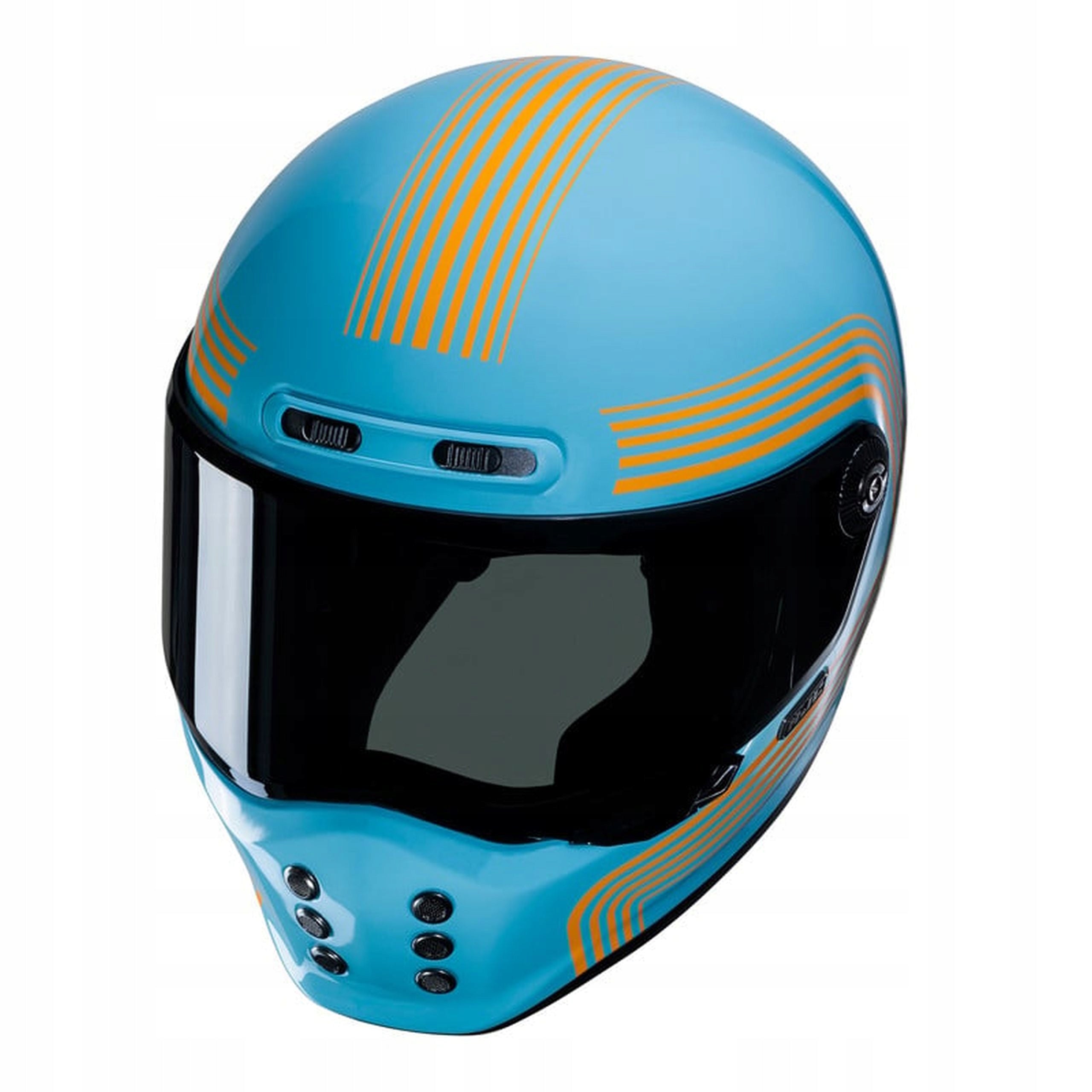 HELMET HJC V10 VINTAGE STYLE CLASSIC COMPOSITE FIBERGLASS Manufacturer HJC