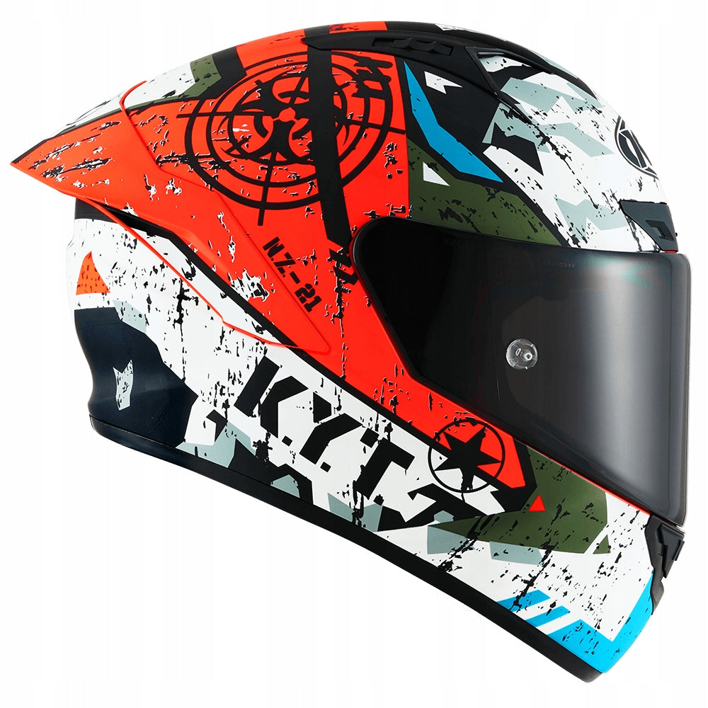 HELMET - KYT NZ RACE BLAZING - RED MAT r. M Manufacturer's catalog number Y6NZ0019.M