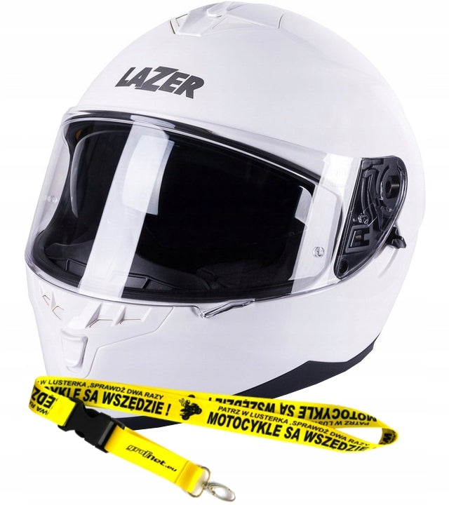 HELMET LAZER VERTIGO WHITE size 2XL ROAD CHASER + Freebie bow