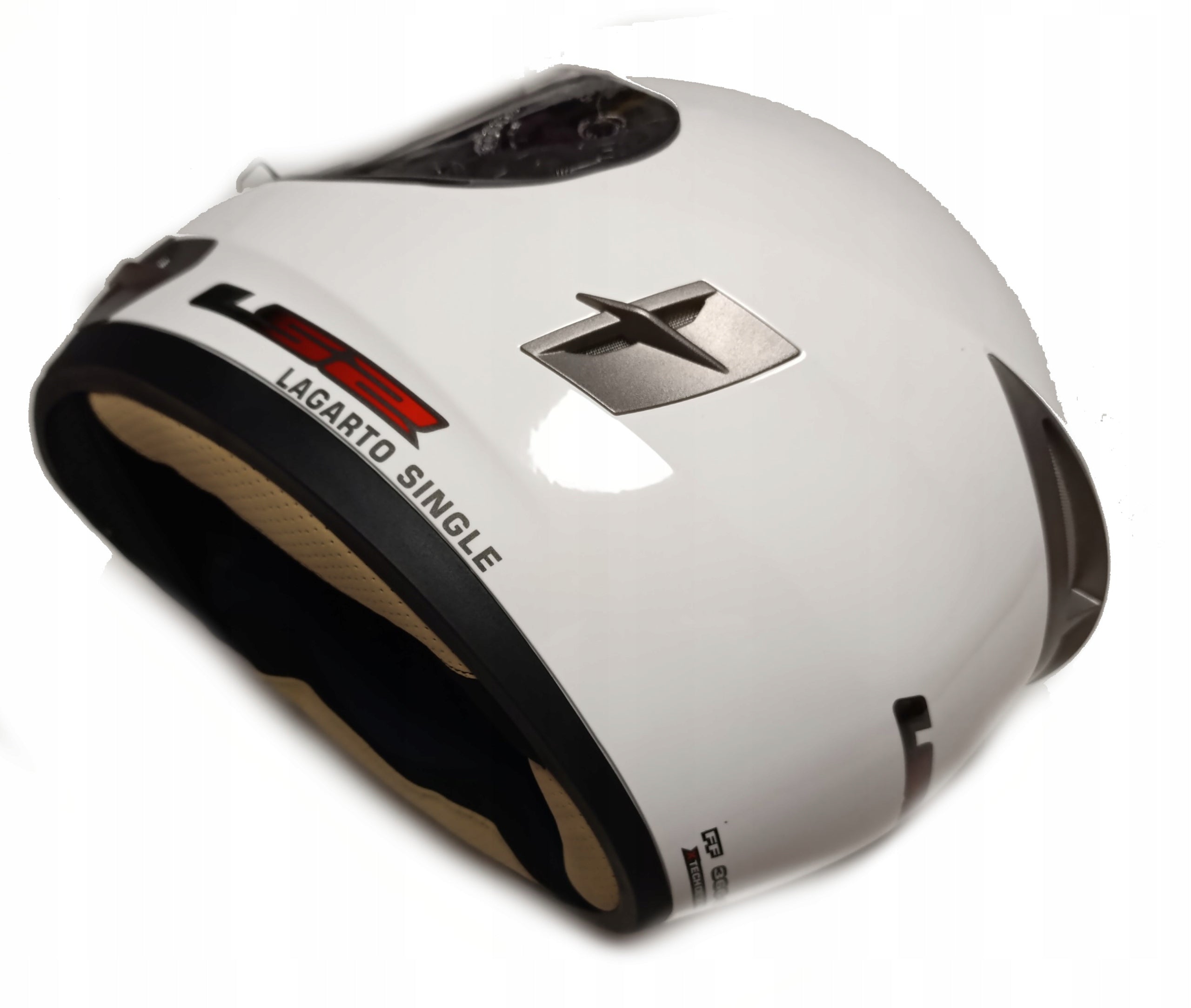 HELMET LS2 FF366 LAGARTO GLOSS WHITE size XXL INTEGRAL SALE Manufacturer LS2