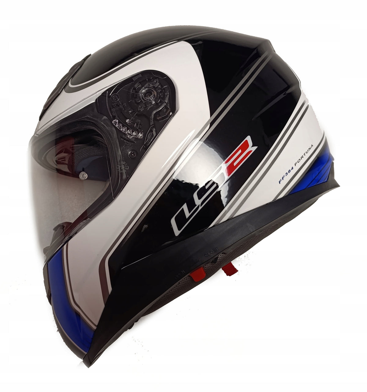 HELMET LS2 FF384 FORTUNA GLOSS BLACK BLUE ros. S SOLAR BLEND