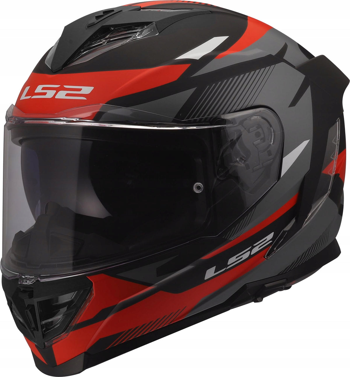 HELMET LS2 FF818 STORM III KOMAI BLACK RED XL