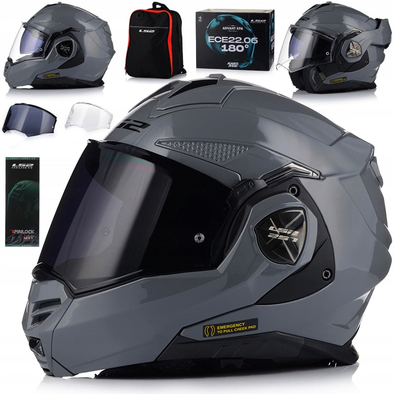 HELMET LS2 FF901 ADVANT X SOLID NARDO GREY-06 S Size S