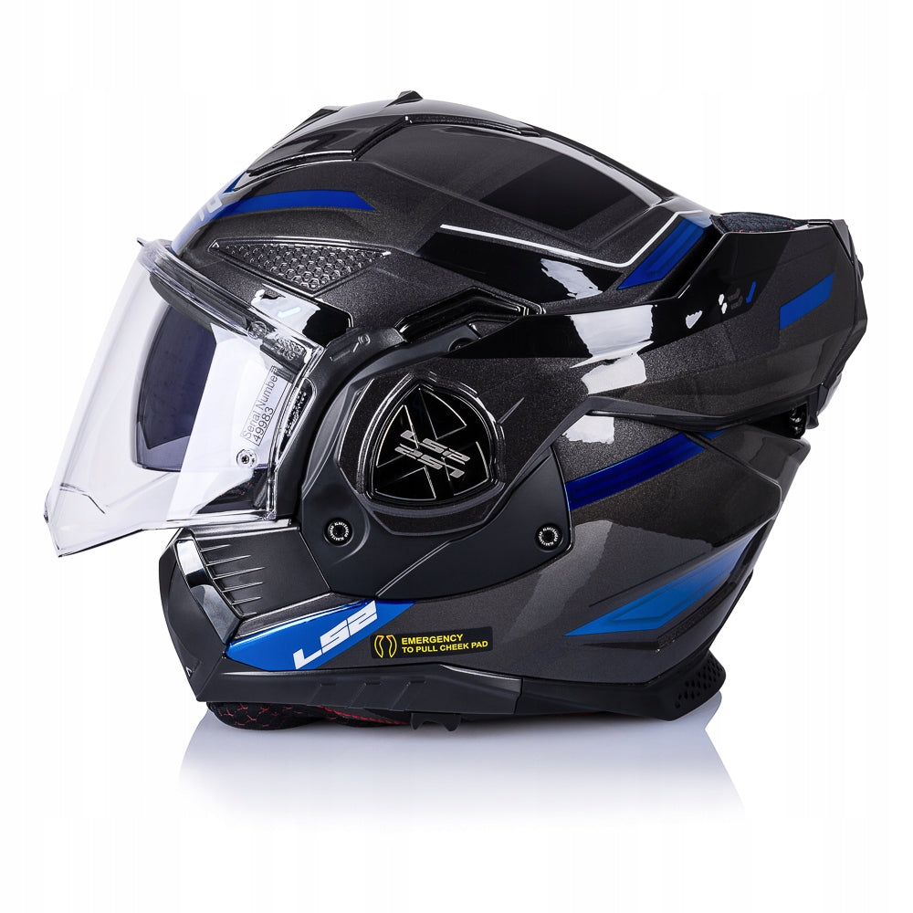 HELMET LS2 FF901 ADVANT X SPECTRUM BLACK TITAN BLUE SIZE. XXL Manufacturer's catalog number AK5690121087