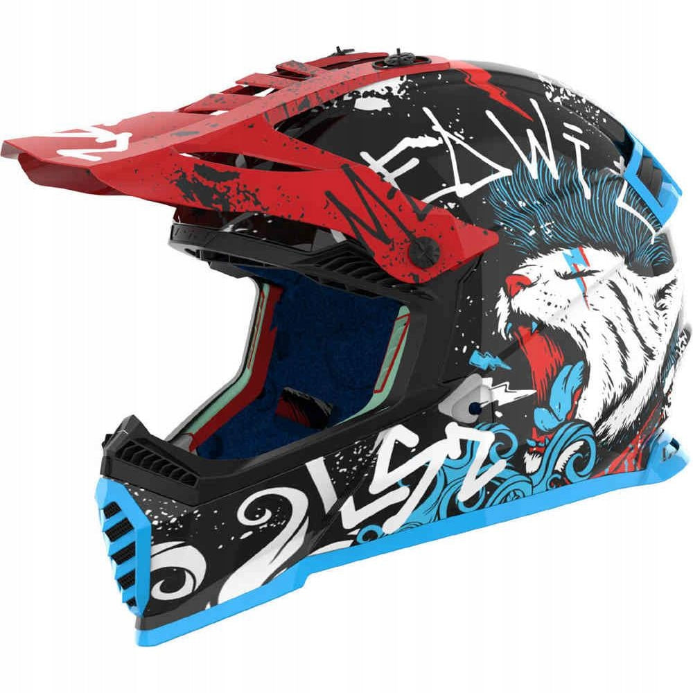 HELMET LS2 MX437 FAST II MINI STARMAW BL.-06 M EAN (GTIN) 6942141752384