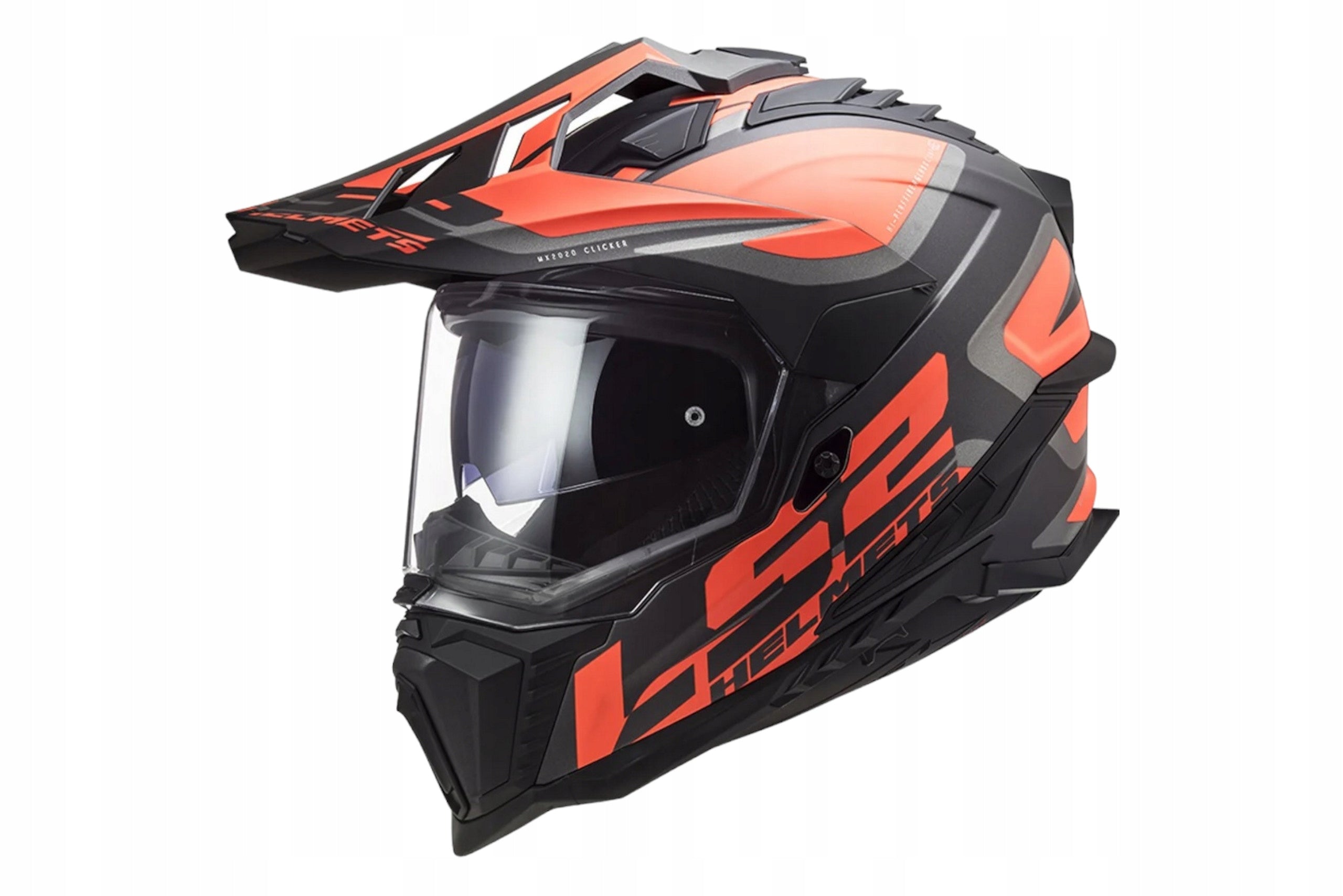 HELMET LS2 MX701 EXPLORER ALTER M. BLACK ORANGE XXL EAN (GTIN) 6923221119310