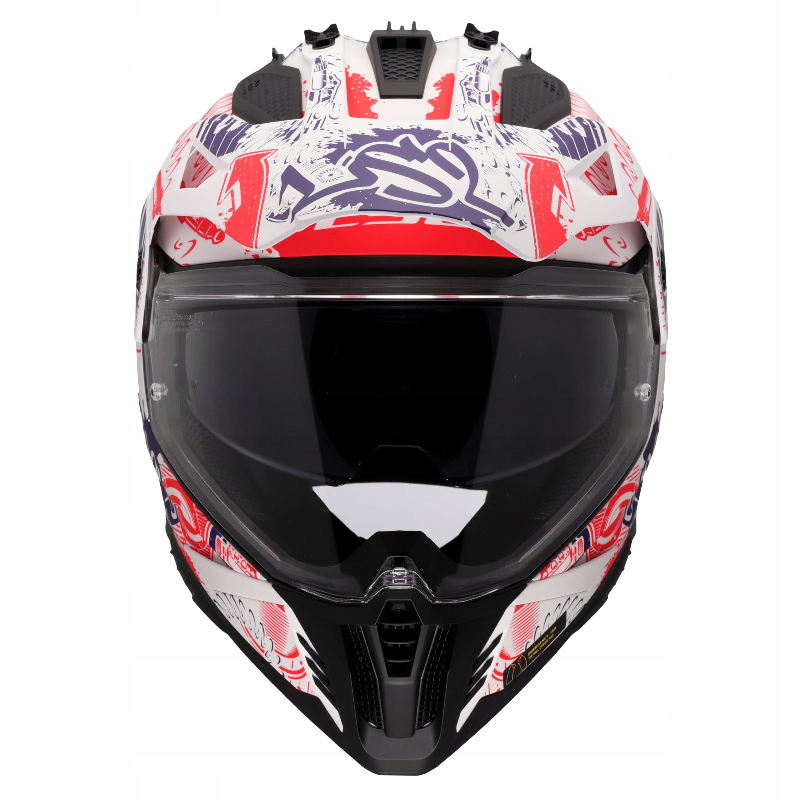 HELMET LS2 MX702 PIONEER II FANTASY M.WH.R.B.-06 XXL Size XXL