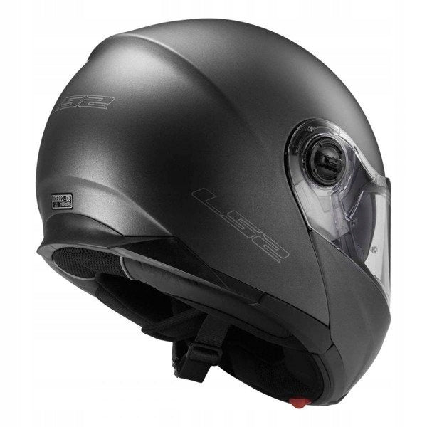 HELMET LS2 STROBE Matt Titan FF325 size XXL Jaw. Manufacturer's catalog number AK5032510077