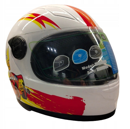 HELMET MD-E506 INTEGRAL CHILDREN CARS WHITE CE XXS Manufacturer Abiwa