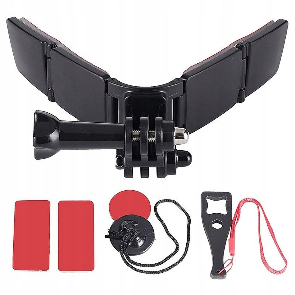 HELMET MOUNT HELMET HOLDER FOR GOPRO HERO 12 13 DJI ACTION 4 5 CAMERAS