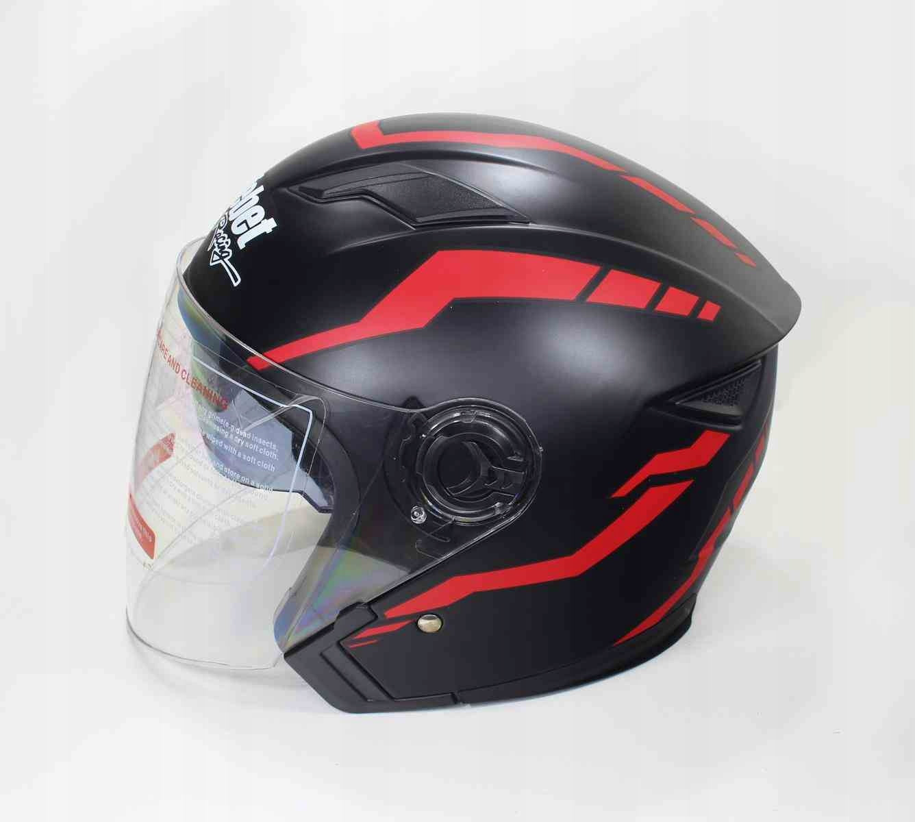 HELMET SAFEBET HF-223 FLAT BLACK J36 M (NO ECE) Model ROY10423