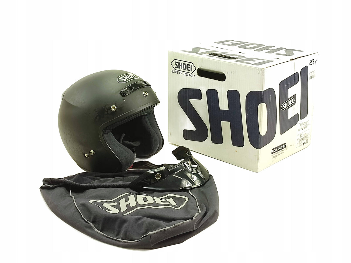 HELMET SHOEI - SIZE XS - RJ PLATINUM-R - BLACK MAT -