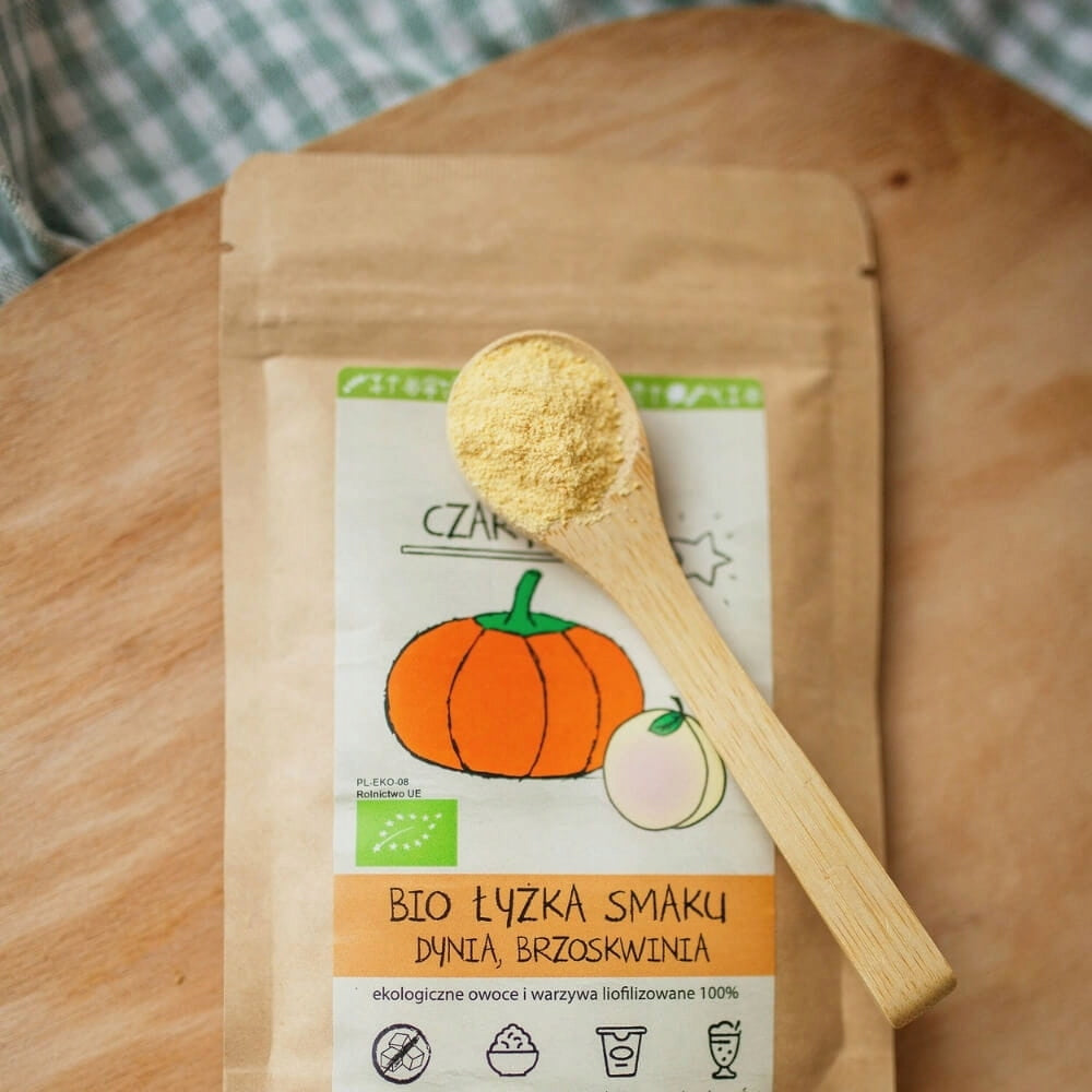 HELPA Bio Spoon of Taste PUMPKIN PEACH Powder for Porridge Addition 40g Brand HELPA
