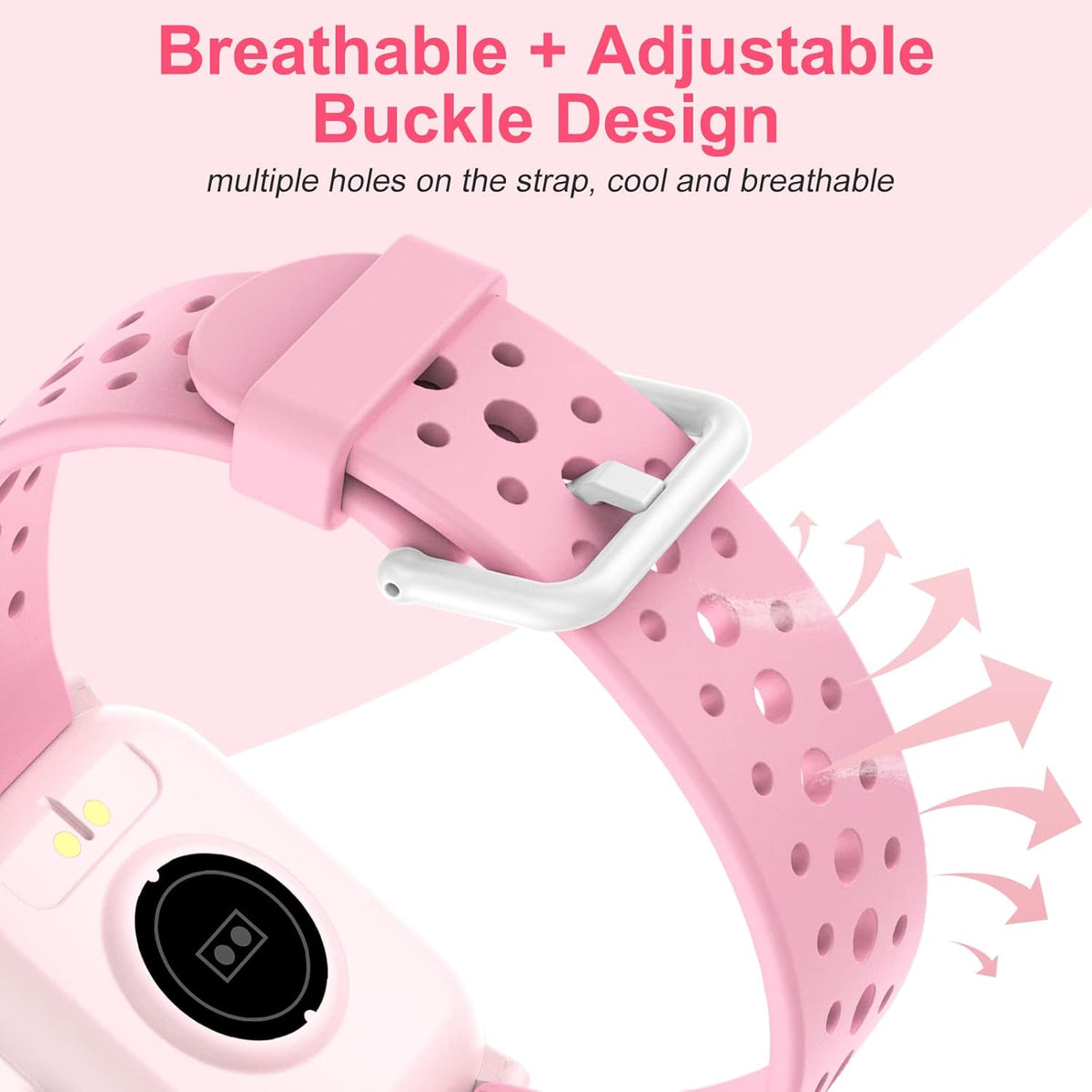 HENGTO FITNESS WATCH FOR GIRLS 6-16 YEARS WATERPROOF SMARTWATCH IP68 Brand no brand