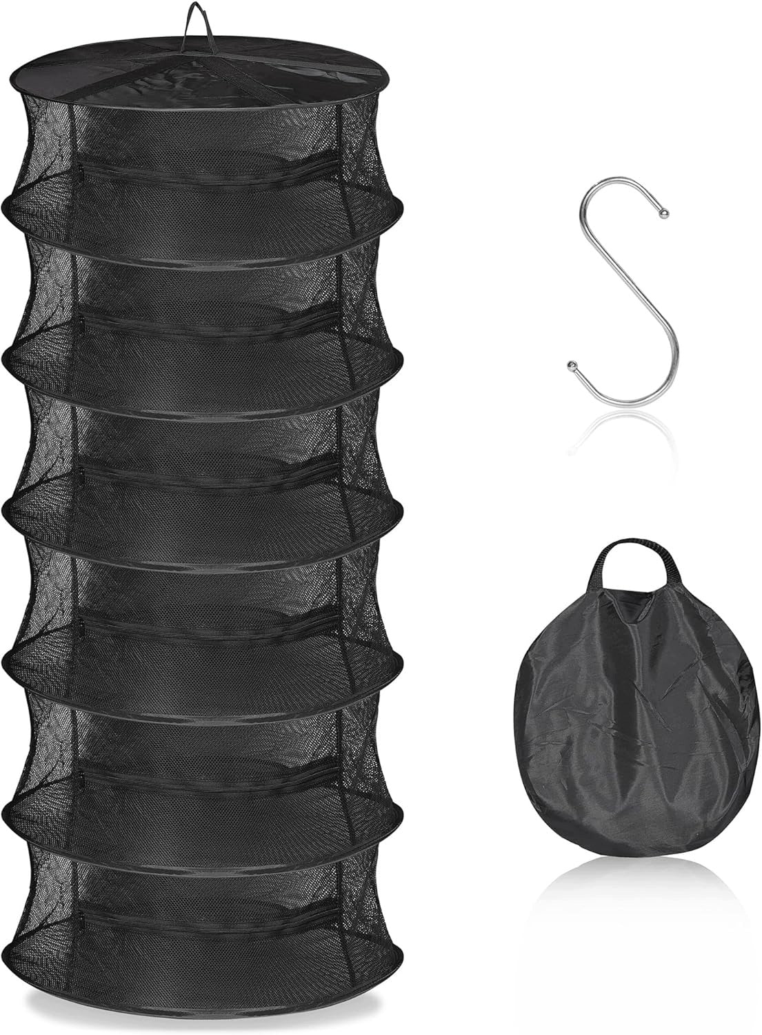 HERB DRYING NET 6 LEVELS TENT ZIPPER