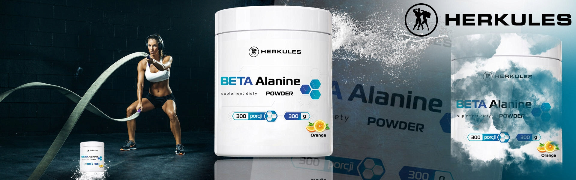HERKULES Beta Alanine Powder 300g STRENGTH VO2 REGENERATION REDUCTION Manufacturer code 5903968208240