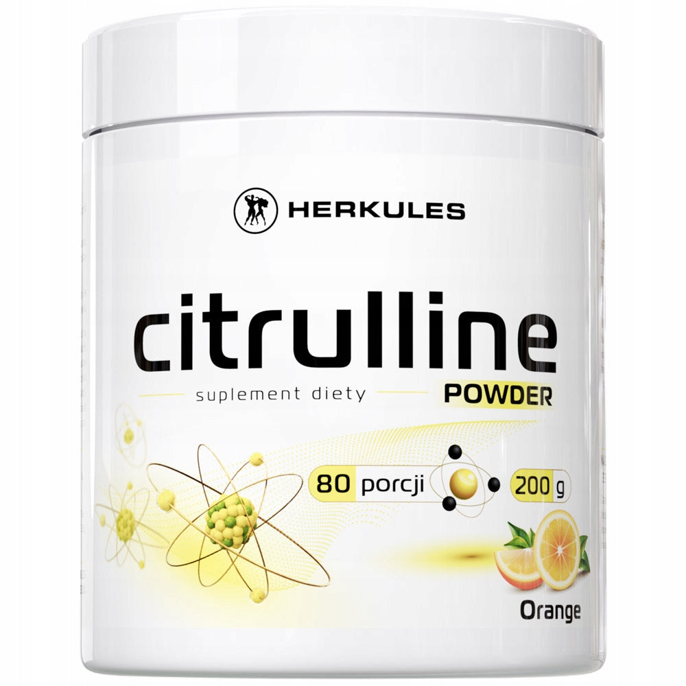 HERKULES Citrulline Powder 200g CITRULLINE MALATE NITRIC OXIDE BOOSTER Packaging status original