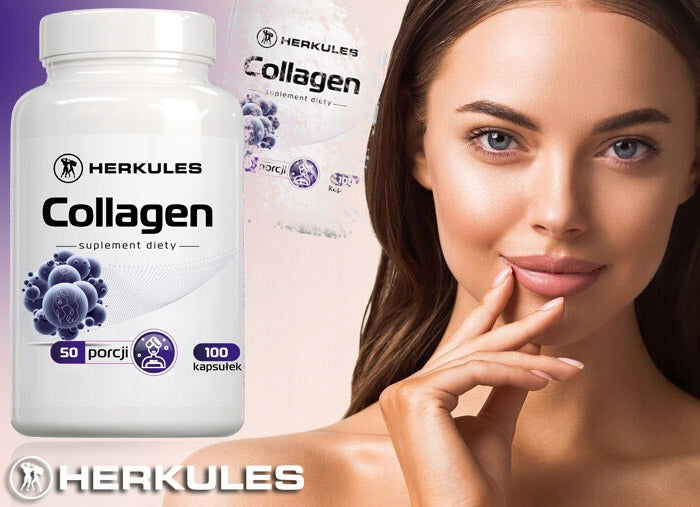 HERKULES Collagen 100cap BONES JOINTS SKIN HAIR TENDON NAILS LIGAMENTS Expiration date at least six months from the date of purchase