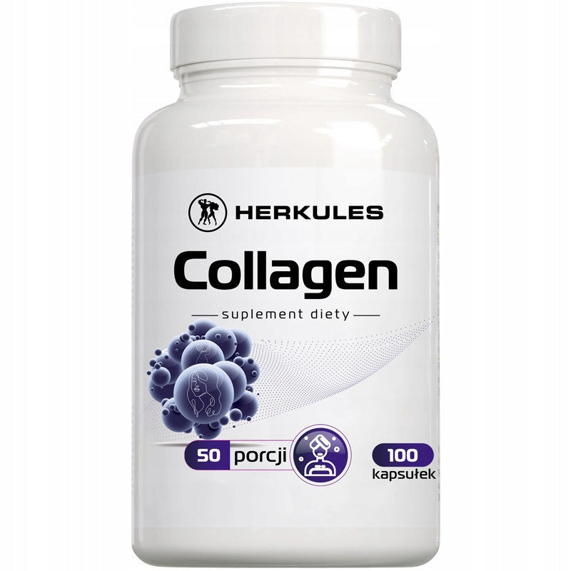 HERKULES Collagen 100caps COLLAGEN HYALURONIC ACID GLUCOSAMINE JOINTS BONES